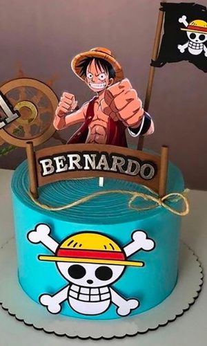 Arquivo de Corte: Topo de Bolo One Piece 002