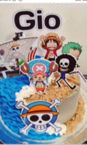 Arquivo de Corte Topo de Bolo One Piece #15797 Studio