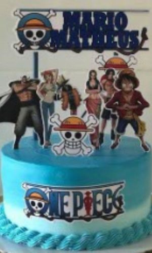 Arquivo de Corte Topo de Bolo One Piece #15798 Studio