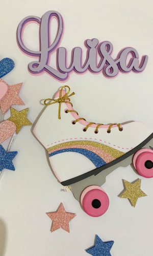 Arquivo de Corte: Topo de Bolo Patins 001
