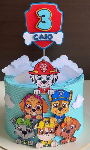 Arquivo de Corte: Topo de Bolo Patrulha Canina 010