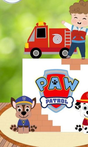 Arquivo de Corte Topo de Bolo Patrulha Canina #17079