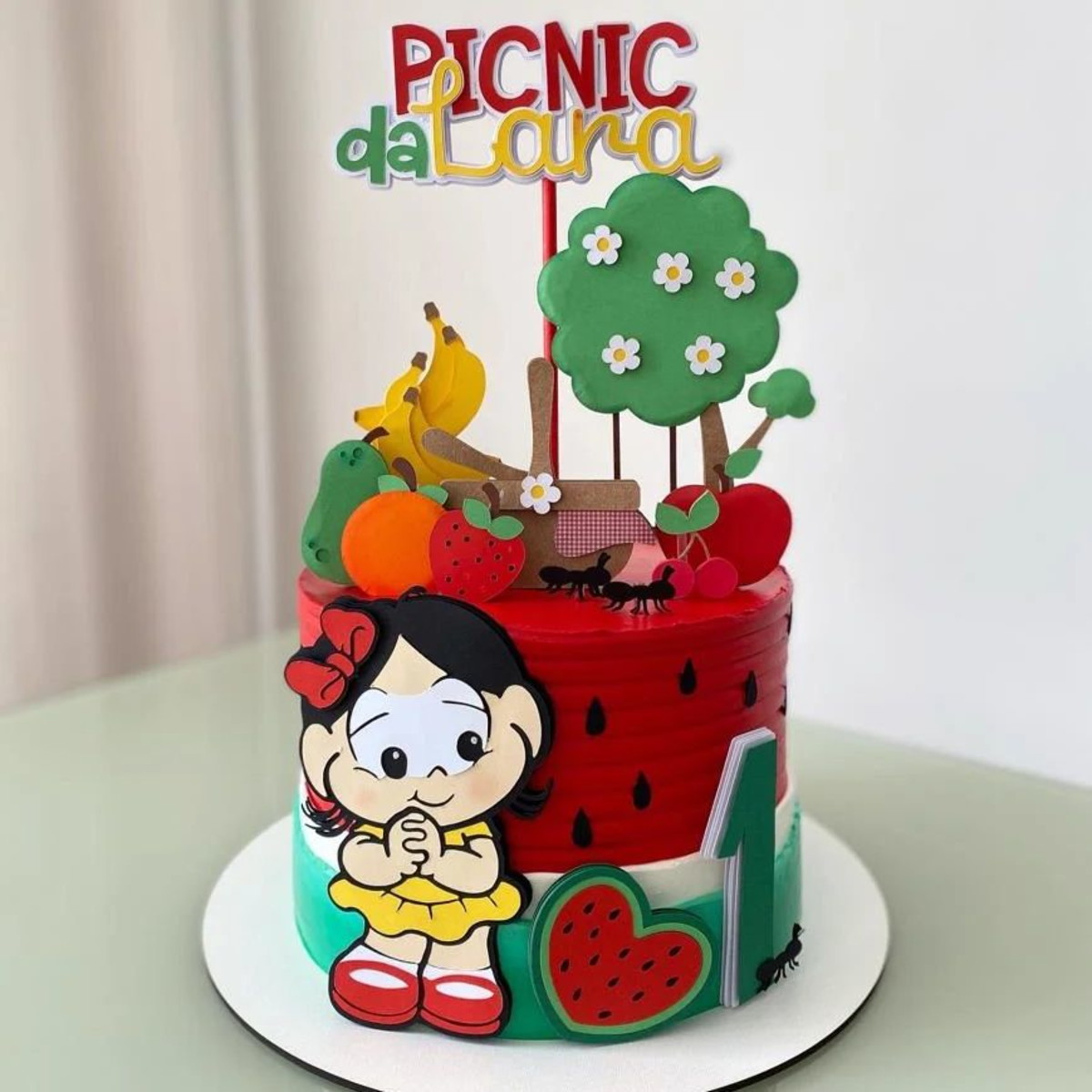 Arquivo de Corte: Topo de Bolo Picnic da Magali Baby 013