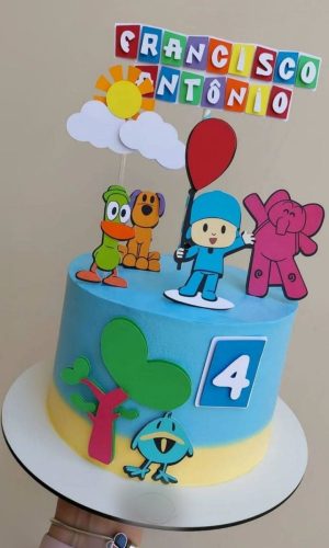Arquivo De Corte Topo De Bolo Pocoyo #15252 Studio