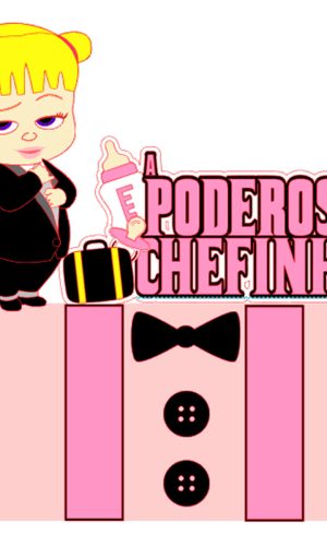 Arquivo de Corte: Topo de Bolo Poderosa Chefinha 005