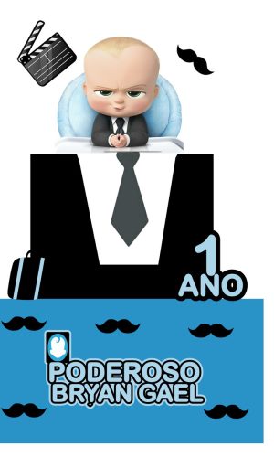 Arquivo de Corte: Topo de Bolo Poderoso Chefinho 001