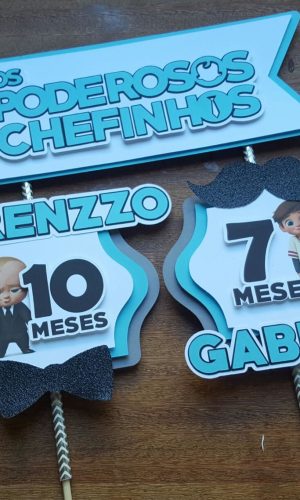 Arquivo de Corte: Topo de Bolo Poderoso Chefinho 003