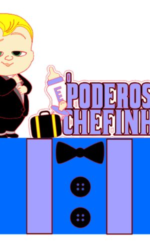 Arquivo de Corte: Topo de Bolo Poderoso Chefinho 004