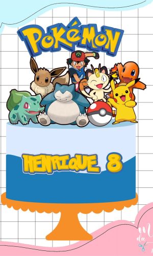 Arquivo de Corte: Topo de Bolo Pokémom 009