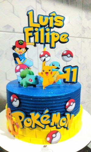 Arquivo de corte Topo de bolo - Pokémon