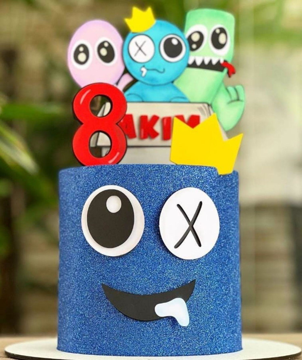 Arquivo de Corte Topo de Bolo Rainbow Friends #17176