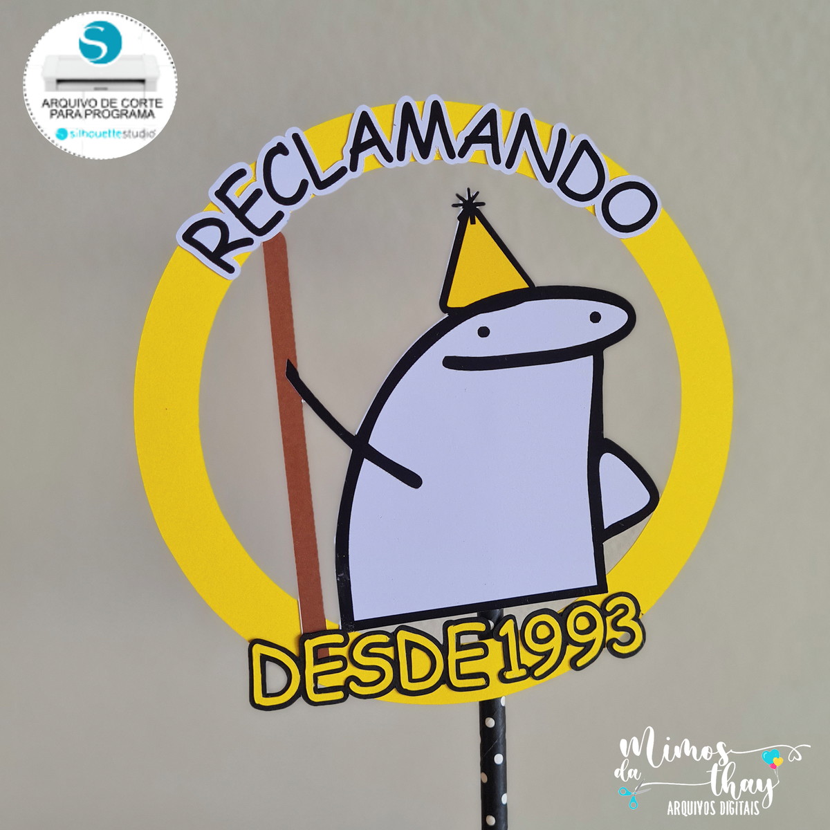 Arquivo de Corte Topo de Bolo Reclamando Desde Flork 045
