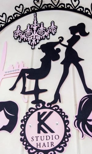 Arquivo de corte: Topo de Bolo salão de beleza