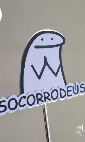 Arquivo de Corte Topo de Bolo Socorro Deus Flork 048
