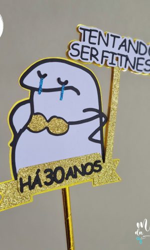 Arquivo de Corte Topo de Bolo Tentando Ser Fitness Flork 042