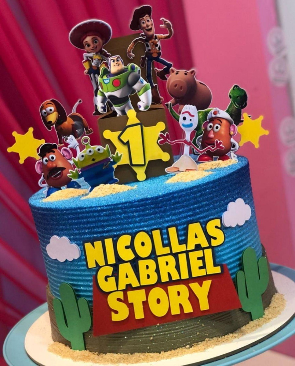 ARQUIVO DE CORTE TOPO DE BOLO TOY STORY #13668