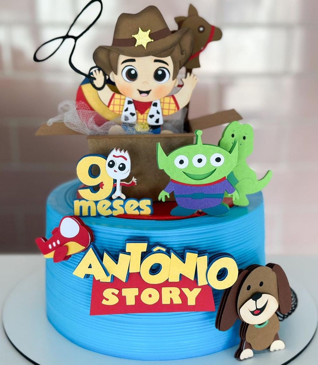 Arquivo de Corte: Topo de Bolo Toy Story Cute em Camadas 009