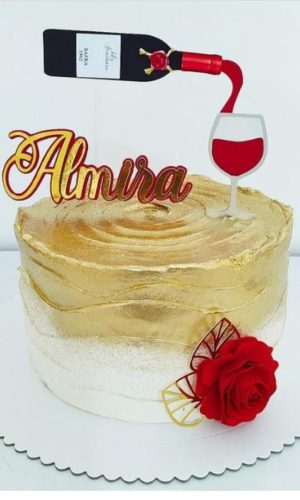 ARQUIVO DE CORTE TOPO DE BOLO VINHO