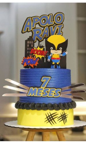 Arquivo de corte Topo de bolo Wolverine