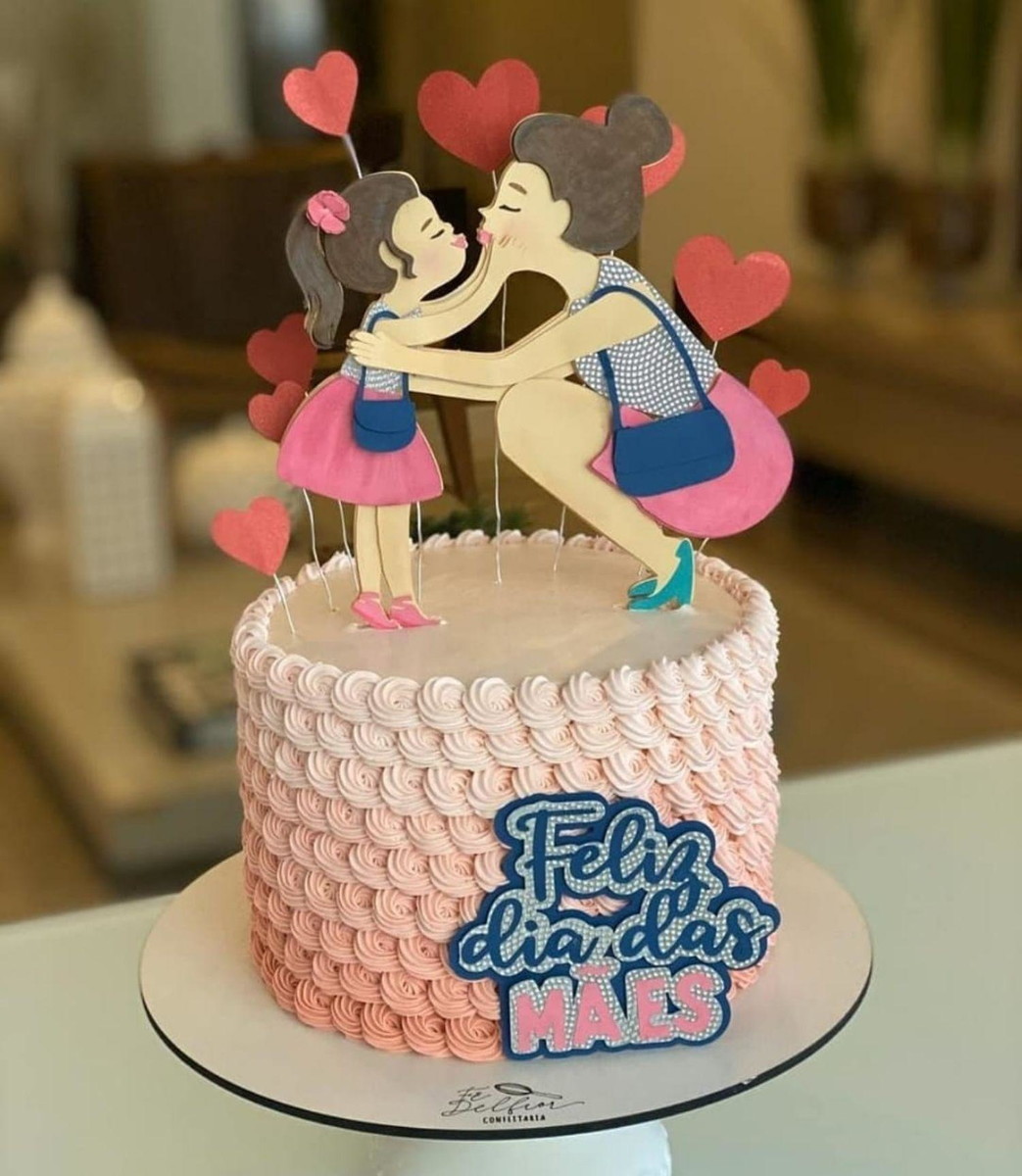 Arquivo de Corte Topo de Dia das Mães Mãe e Filha #17305