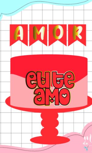Arquivo de Corte: Topo Eu Te Amo Amor Namorados 044