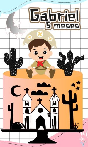 Arquivo de Corte: Topo Festa Junina Cangaceiro Arraiá 159