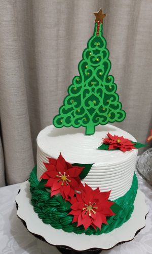 Arquivo de Corte Topo Árvore de Natal