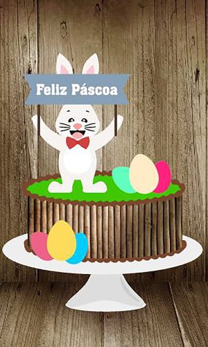 KIT C/ 5 ARQUIVO DE CORTE: COELHINHO PÁSCOA 038