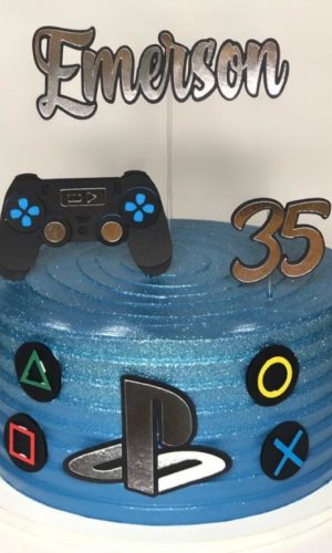 Arquivo de corte Topo PS Playstation em camadas