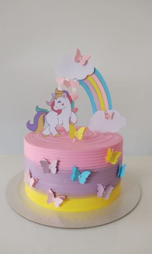 Arquivo de Corte Topo Unicornio em Camadas