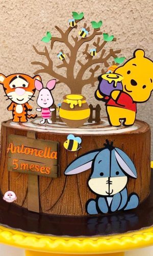 KIT C/ 5 ARQUIVO DE CORTE: TOPO URSINHO POOH 001