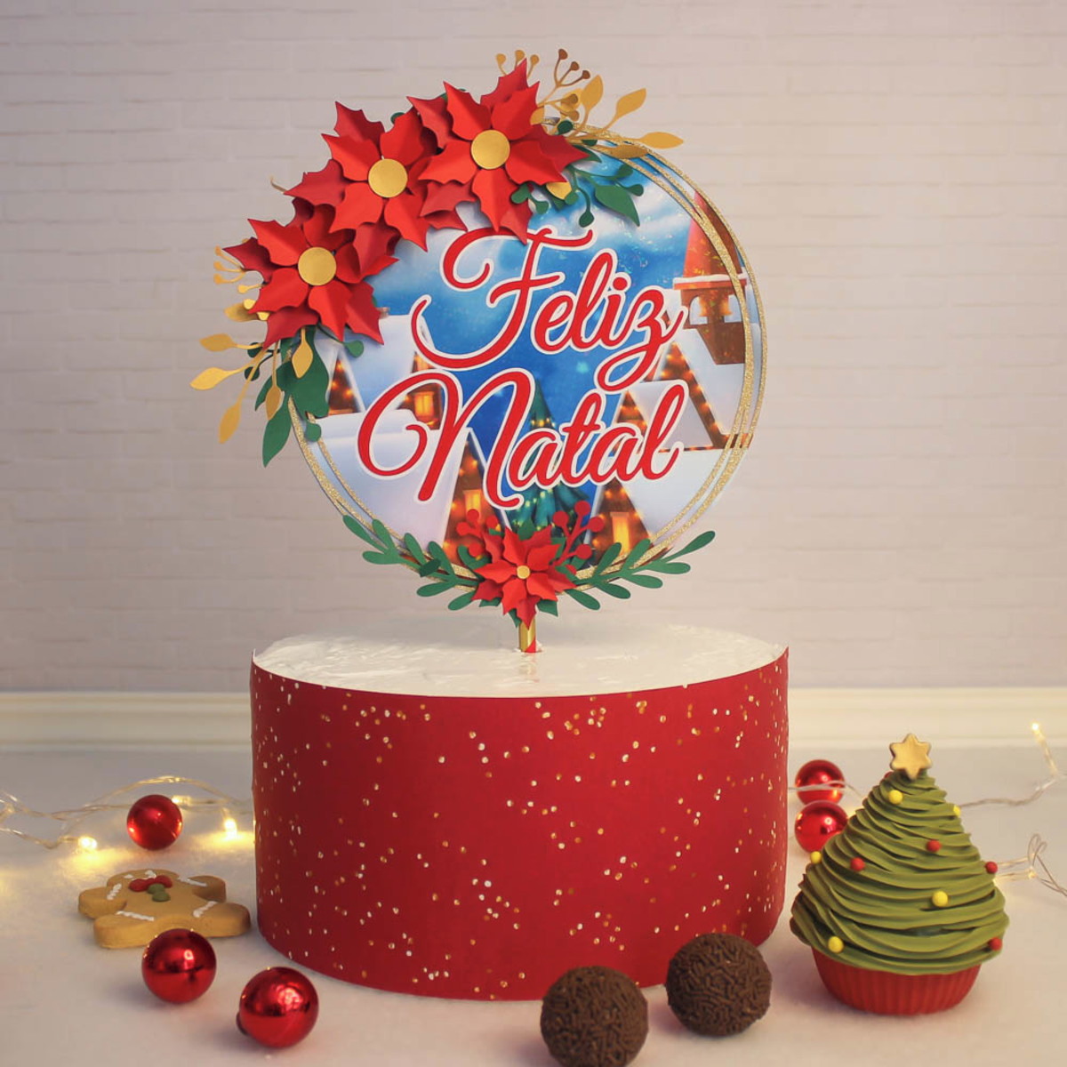 Arquivo de Cortes Topo de Bolo Natal