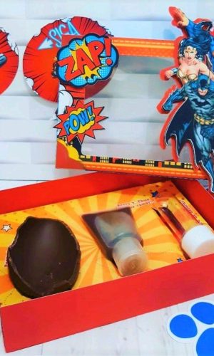 ARQUIVO DE PASCOA CAIXA MINI CONFEITEIRO SUPER HEROIS #3487