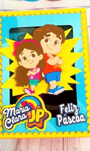 Arquivo de Pascoa Caixa Ovo de Colher Maria Clara e Jp #3502