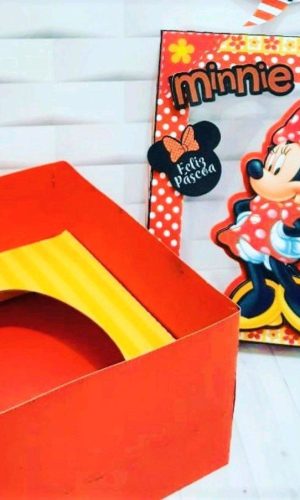 ARQUIVO DE PASCOA CAIXA OVO DE COLHER MINNIE VERMELHA #3507