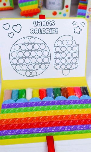 ARQUIVO DIA DAS CRIANÇAS POP IT CAIXA PARA MASSINHA #10051