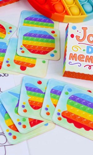 ARQUIVO DIA DAS CRIANÇAS POP IT JOGO DA MEMÓRIA #10055
