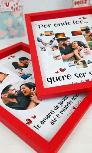 Arquivo Dia dos Namorados Quadro Fotos Coração + Amor #5621