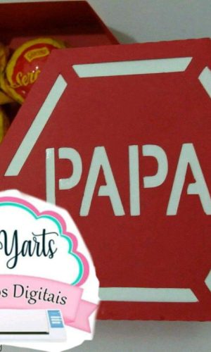 ARQUIVO DIA DOS PAIS CAIXA DOCES PLACA #7917 PDF STUDIO
