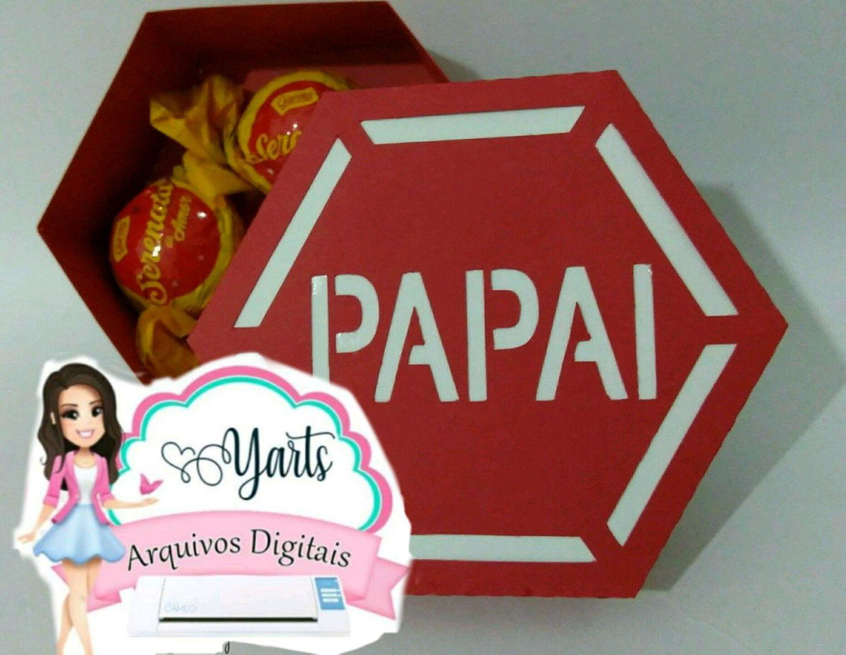 ARQUIVO DIA DOS PAIS CAIXA DOCES PLACA #7917 PDF STUDIO