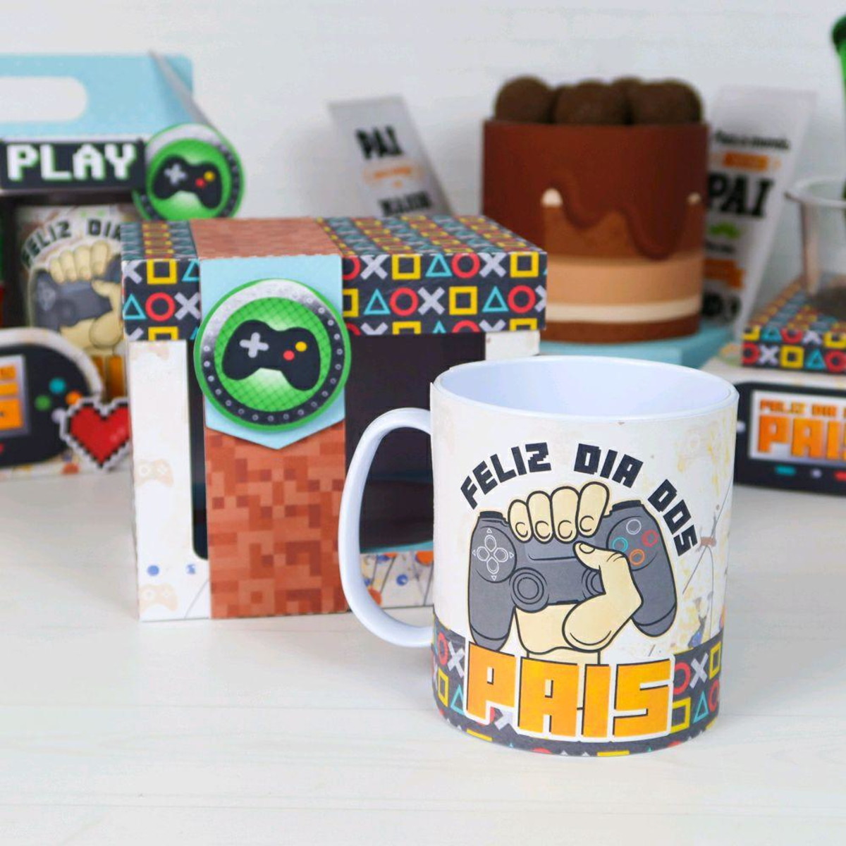 ARQUIVO DIA DOS PAIS CAIXA PARA CANECA GAME 7937 PDF STUDIO - Imagem 3
