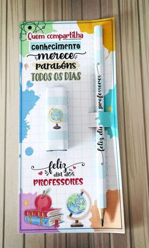 Arquivo Dia dos Professores Cartão para Lapis e Bis #10027