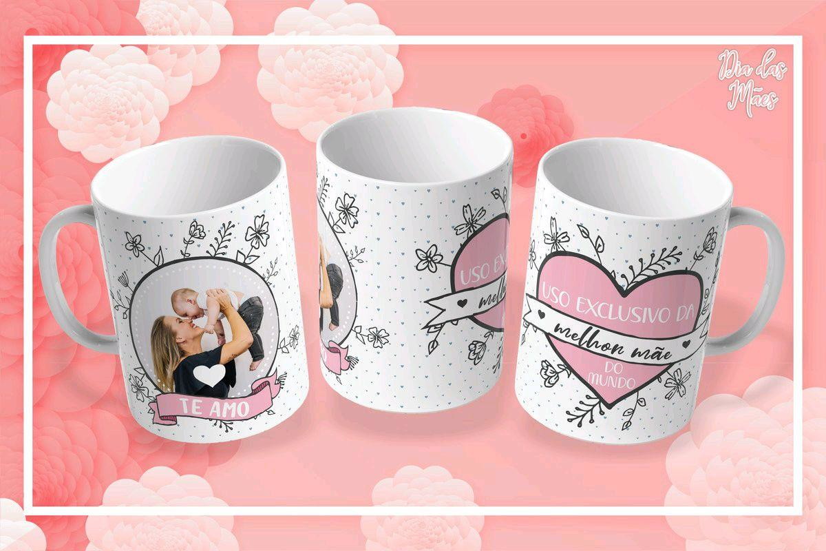 ARQUIVO DIGITAL ARTE CANECA DIA DAS MAES SUBLIMAÇAO #4203