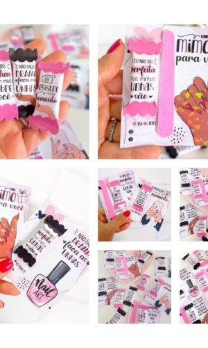 Arquivo Digital Arte para Balas Mais Card Manicure