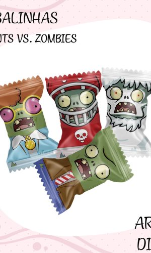Arquivo Digital Balinha Plants vs. Zombies + Brindes