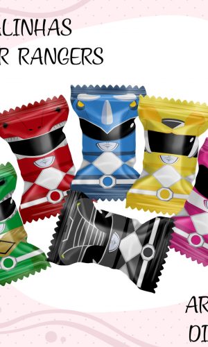 Arquivo Digital Balinha Power Rangers + Brindes