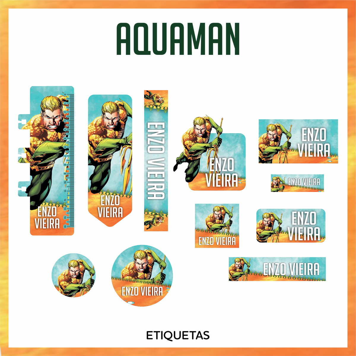 Arquivo Digital Etiqueta Escolar Aquamen