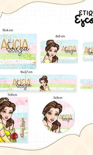 Arquivo Digital Etiqueta Escolar Bela