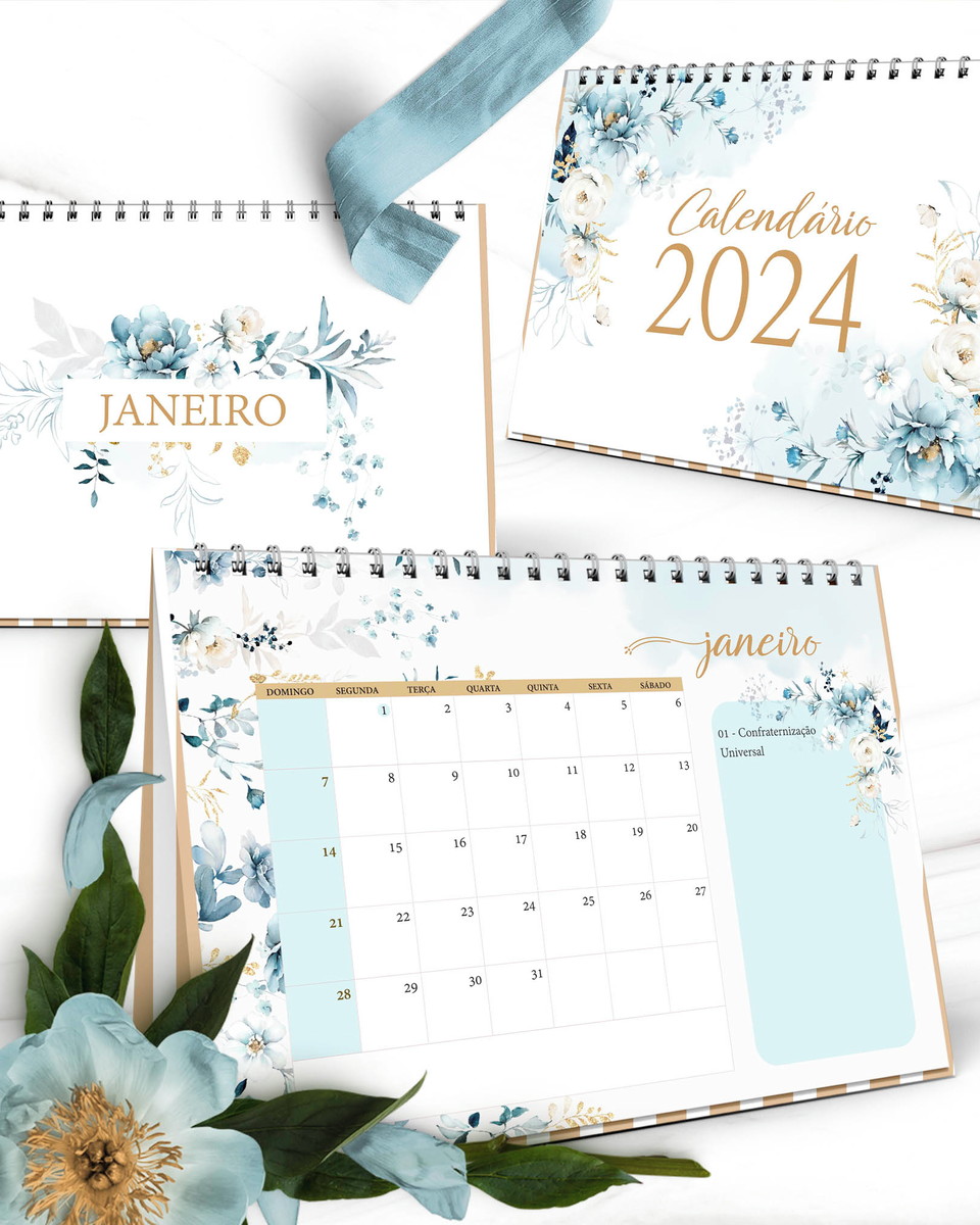 Arquivo Digital Pack Calendário Natal 2024