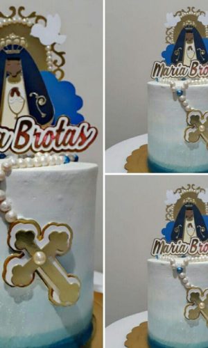 Arquivo Digital: Topo de Bolo Nossa Senhora Aparecida 002
